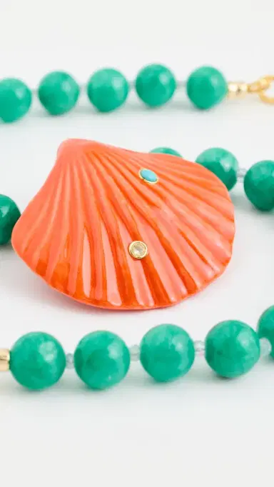 Lizzie Fortunato Corfu Shell Necklace Multi | Thumbnail 4 Lizzie Fortunato Corfu Shell Necklace Multi | Thumbnail 4