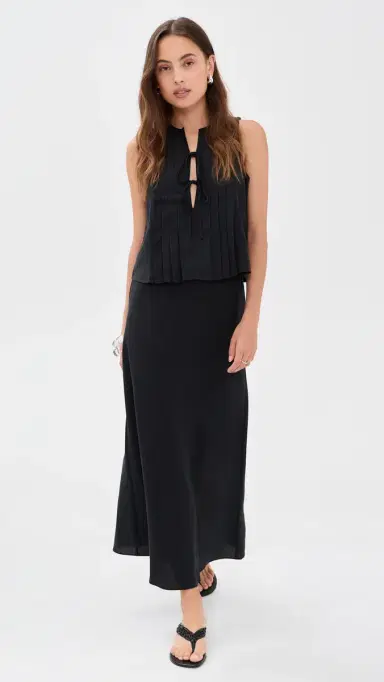 RAILS Romina Skirt Black Linen | Thumbnail 5 RAILS Romina Skirt Black Linen | Thumbnail 5