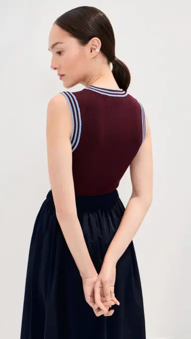 LE BOP Kara Tank Burgundy | Thumbnail 3 LE BOP Kara Tank Burgundy | Thumbnail 3