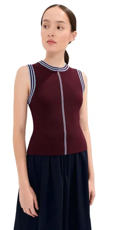 LE BOP Kara Tank Burgundy | Thumbnail 1 LE BOP Kara Tank Burgundy | Thumbnail 1