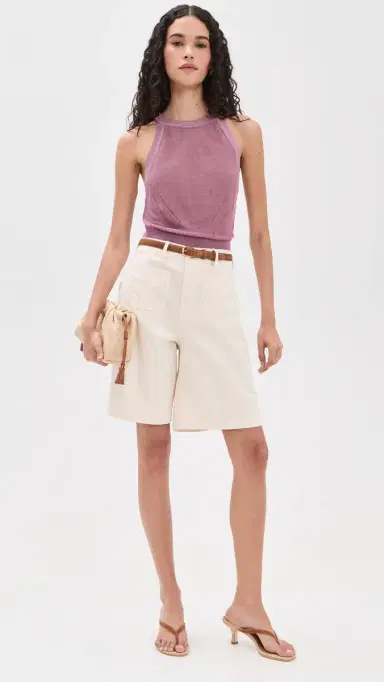 Veronica Beard Jean olomon Knit Tank Orchid Haze | Thumbnail 6 Veronica Beard Jean olomon Knit Tank Orchid Haze | Thumbnail 6