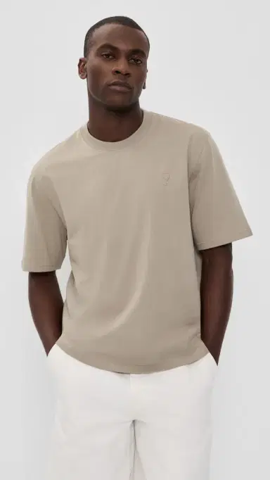 AMI ADC T-Shirt Beige Taupe | Thumbnail 2 AMI ADC T-Shirt Beige Taupe | Thumbnail 2