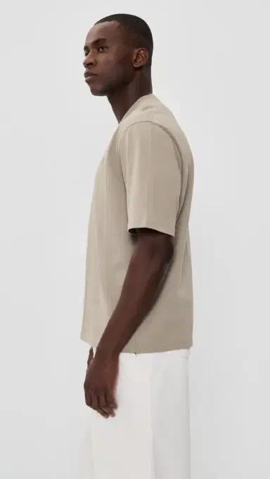 AMI ADC T-Shirt Beige Taupe | Thumbnail 4 AMI ADC T-Shirt Beige Taupe | Thumbnail 4