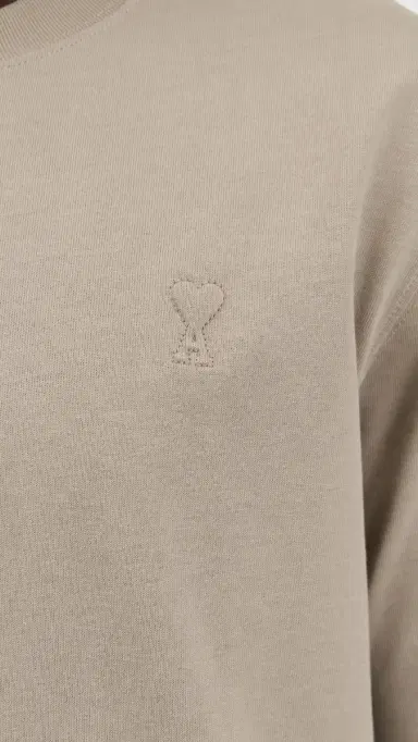 AMI ADC T-Shirt Beige Taupe | Thumbnail 6 AMI ADC T-Shirt Beige Taupe | Thumbnail 6
