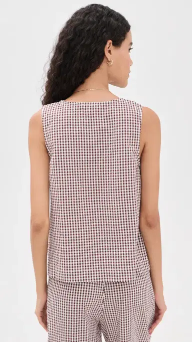 Joe's Jeans The Ana Blouse Macchiato Gingham | Thumbnail 3 Joe's Jeans The Ana Blouse Macchiato Gingham | Thumbnail 3