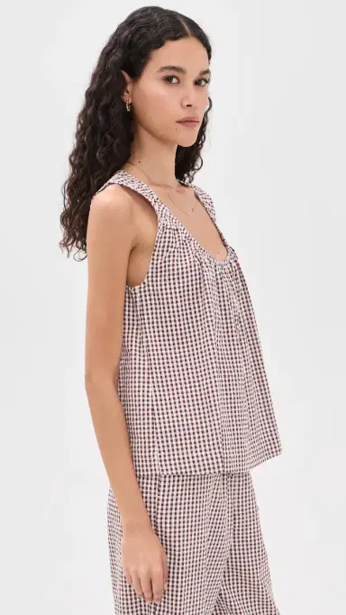 Joe's Jeans The Ana Blouse Macchiato Gingham | Thumbnail 4 Joe's Jeans The Ana Blouse Macchiato Gingham | Thumbnail 4