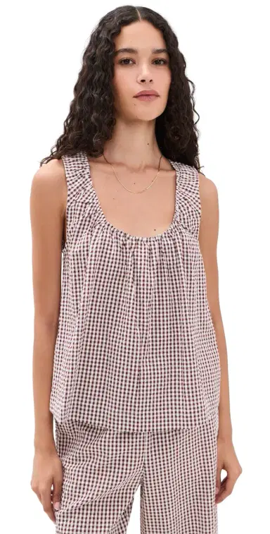 Joe's Jeans The Ana Blouse Macchiato Gingham | Thumbnail 1 Joe's Jeans The Ana Blouse Macchiato Gingham | Thumbnail 1