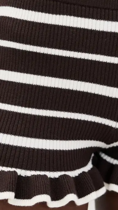 Seven Wonders Donna Knit Hot Shorts Chocolate/Cream | Thumbnail 6 Seven Wonders Donna Knit Hot Shorts Chocolate/Cream | Thumbnail 6