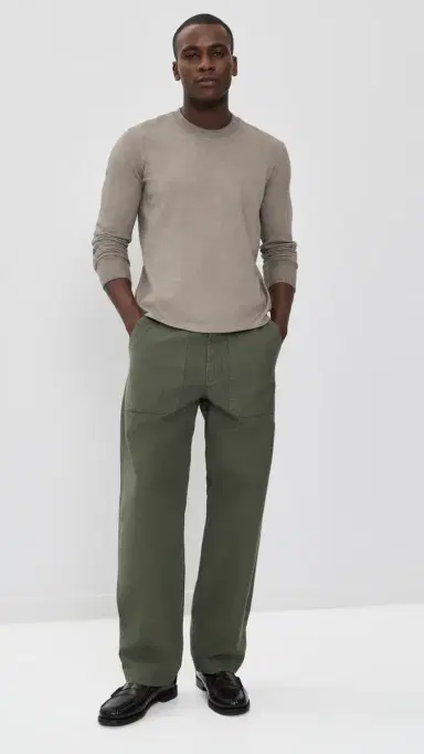 rag & bone Washed Supima Crew Sweater Gran | Thumbnail 5 rag & bone Washed Supima Crew Sweater Gran | Thumbnail 5