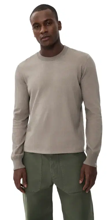 rag & bone Washed Supima Crew Sweater Gran | Thumbnail 1 rag & bone Washed Supima Crew Sweater Gran | Thumbnail 1