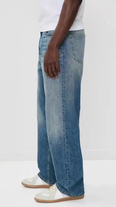 Nahmias Ocean Wash Baggy Jeans Light Indigo Wash 38 | Thumbnail 4 Nahmias Ocean Wash Baggy Jeans Light Indigo Wash 38 | Thumbnail 4