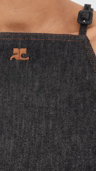 Courrèges Pointy Denim Tank Top | Thumbnail 6 Courrèges Pointy Denim Tank Top | Thumbnail 6