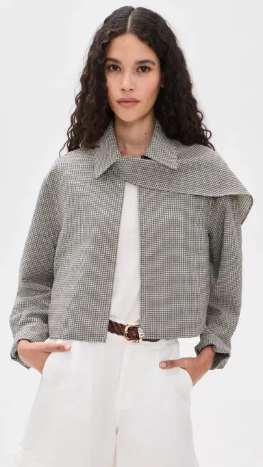 rag & bone Krista Wool Jacket Black Plaid | Thumbnail 2 rag & bone Krista Wool Jacket Black Plaid | Thumbnail 2
