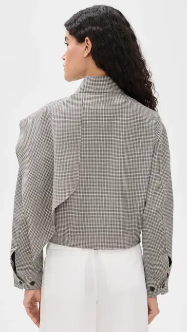 rag & bone Krista Wool Jacket Black Plaid | Thumbnail 3 rag & bone Krista Wool Jacket Black Plaid | Thumbnail 3