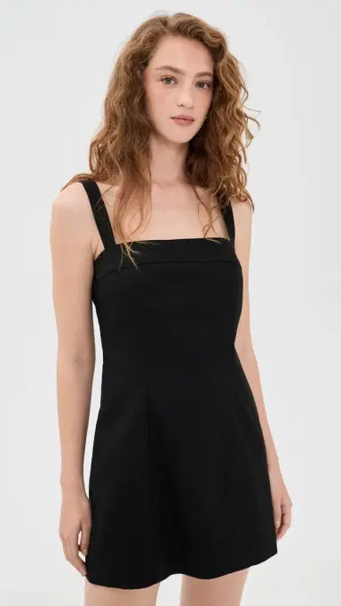 GOOD AMERICAN The tructured Linen Mini Dress Black001 | Thumbnail 2 GOOD AMERICAN The tructured Linen Mini Dress Black001 | Thumbnail 2