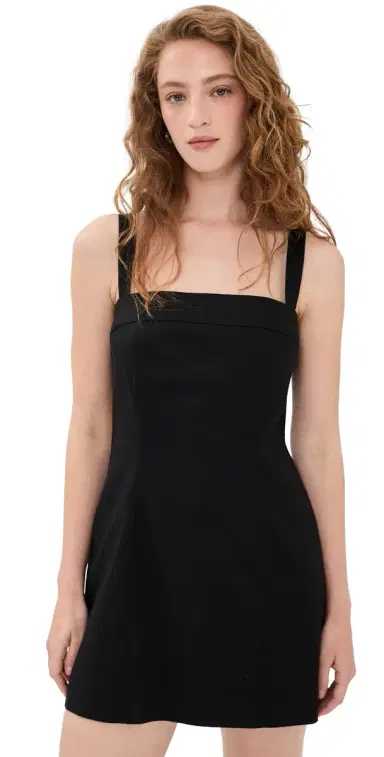 GOOD AMERICAN The tructured Linen Mini Dress Black001 | Thumbnail 1 GOOD AMERICAN The tructured Linen Mini Dress Black001 | Thumbnail 1