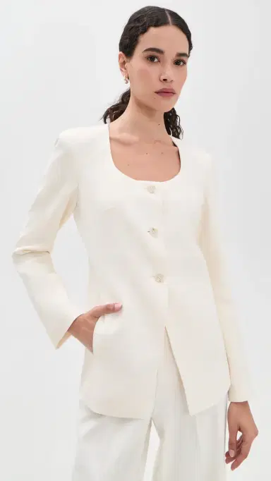 PAIGE Edina Blazer Bone | Thumbnail 2 PAIGE Edina Blazer Bone | Thumbnail 2