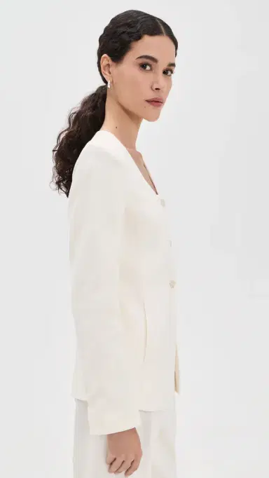 PAIGE Edina Blazer Bone | Thumbnail 4 PAIGE Edina Blazer Bone | Thumbnail 4