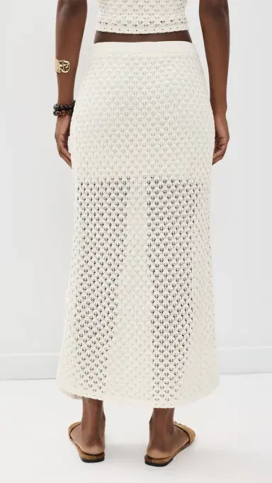 Z Supply Windswept Crochet Skirt Cloud | Thumbnail 3 Z Supply Windswept Crochet Skirt Cloud | Thumbnail 3