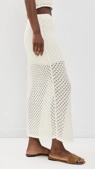Z Supply Windswept Crochet Skirt Cloud | Thumbnail 4 Z Supply Windswept Crochet Skirt Cloud | Thumbnail 4