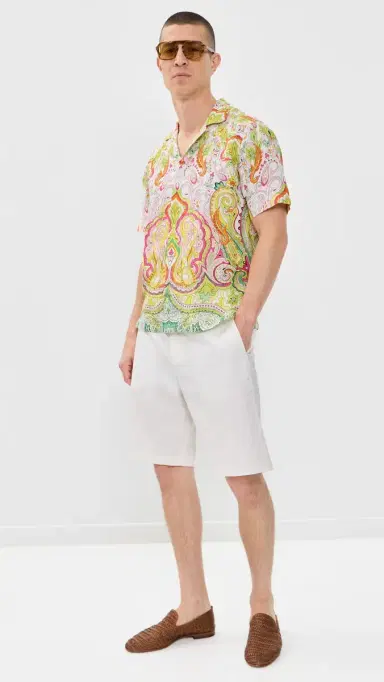 Orlebar Brown Maitan Linen Fairground Shirt ulti/Pink | Thumbnail 5 Orlebar Brown Maitan Linen Fairground Shirt ulti/Pink | Thumbnail 5