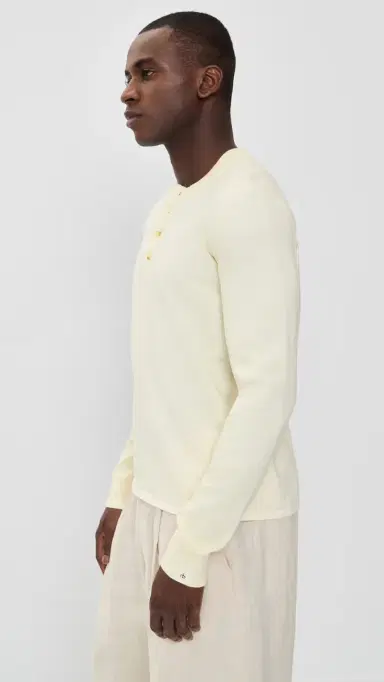 rag & bone Washed upima Henley Chalk | Thumbnail 4 rag & bone Washed upima Henley Chalk | Thumbnail 4