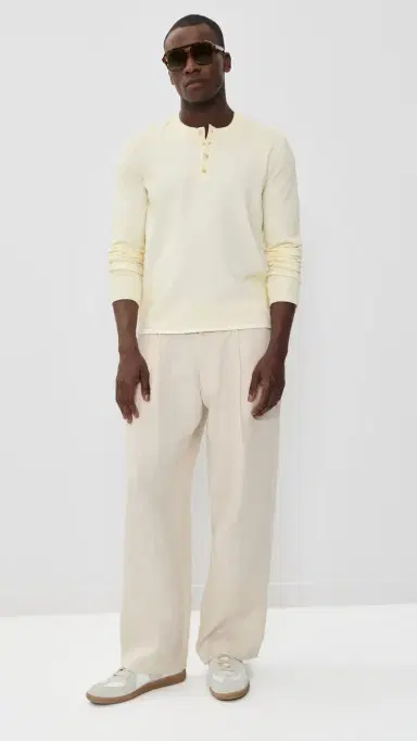 rag & bone Washed upima Henley Chalk | Thumbnail 5 rag & bone Washed upima Henley Chalk | Thumbnail 5