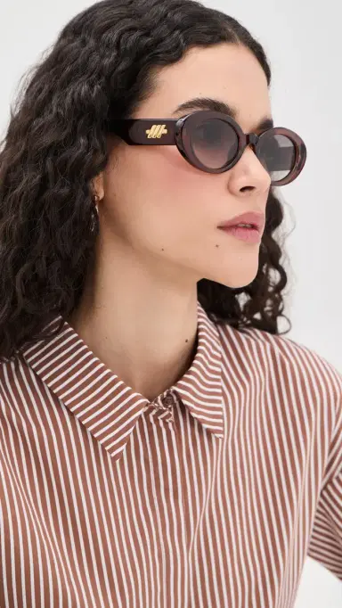 Le Specs Nouveau Vie Sunglasses Chocolate Brown One Size | Thumbnail 3 Le Specs Nouveau Vie Sunglasses Chocolate Brown One Size | Thumbnail 3