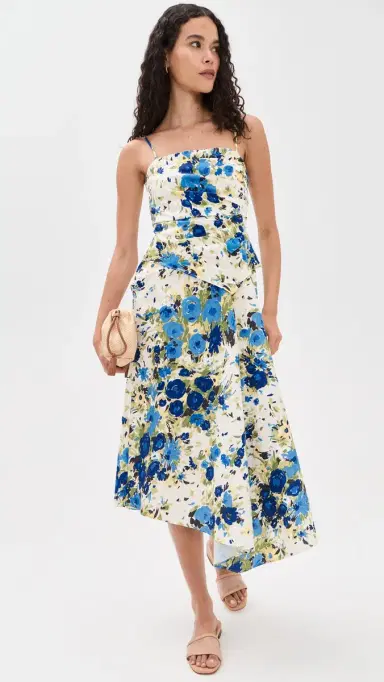 A.L.C. A. L.C. Peyton Dress Butter/Capri Multi | Thumbnail 2 A.L.C. A. L.C. Peyton Dress Butter/Capri Multi | Thumbnail 2