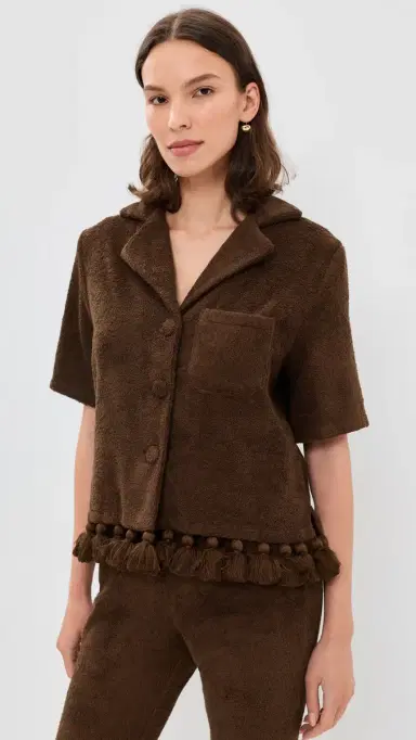 Cap d’Antibes Antonia Shirt Brown | Thumbnail 2 Cap d’Antibes Antonia Shirt Brown | Thumbnail 2