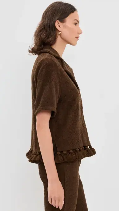 Cap d’Antibes Antonia Shirt Brown | Thumbnail 4 Cap d’Antibes Antonia Shirt Brown | Thumbnail 4
