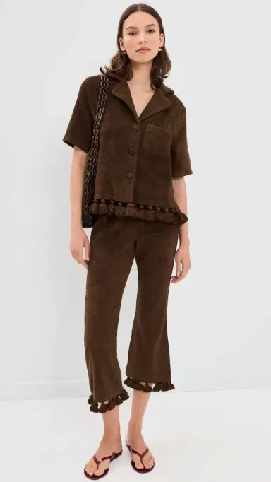 Cap d’Antibes Antonia Shirt Brown | Thumbnail 5 Cap d’Antibes Antonia Shirt Brown | Thumbnail 5