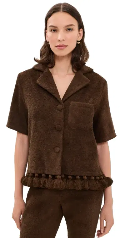 Cap d’Antibes Antonia Shirt Brown | Thumbnail 1 Cap d’Antibes Antonia Shirt Brown | Thumbnail 1