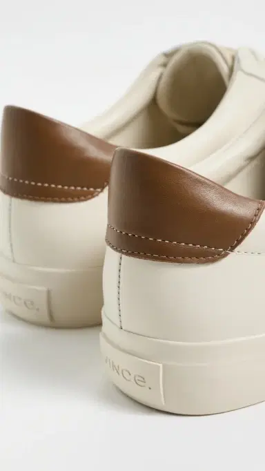 Vince Fulton Leather Sneakers pebble white | Thumbnail 3 Vince Fulton Leather Sneakers pebble white | Thumbnail 3