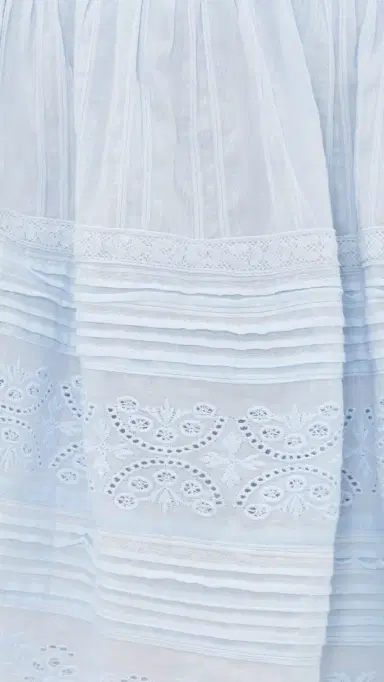 LoveShackFancy ani Skirt BLUE FINCH | Thumbnail 6 LoveShackFancy ani Skirt BLUE FINCH | Thumbnail 6