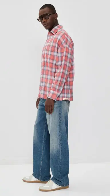 Nahmias Featherweight Plaid Button Up | Thumbnail 4 Nahmias Featherweight Plaid Button Up | Thumbnail 4