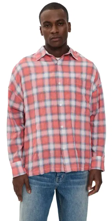Nahmias Featherweight Plaid Button Up | Thumbnail 1 Nahmias Featherweight Plaid Button Up | Thumbnail 1