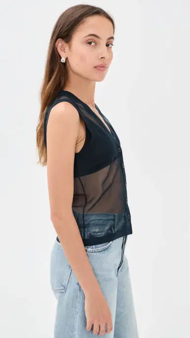 Renggli heer Knit Vest apphire | Thumbnail 4 Renggli heer Knit Vest apphire | Thumbnail 4