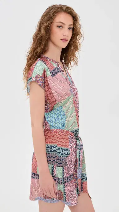 Misa Mika Dress Oasis Patchwork | Thumbnail 4 Misa Mika Dress Oasis Patchwork | Thumbnail 4