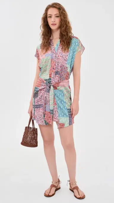 Misa Mika Dress Oasis Patchwork | Thumbnail 5 Misa Mika Dress Oasis Patchwork | Thumbnail 5