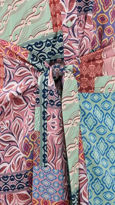 Misa Mika Dress Oasis Patchwork | Thumbnail 6 Misa Mika Dress Oasis Patchwork | Thumbnail 6