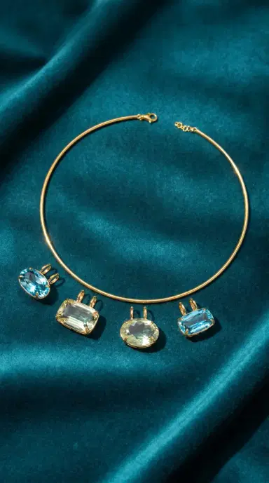 Wish Fine Jewelry 18K Gold Wire Collar Choker Necklace | Thumbnail 2 Wish Fine Jewelry 18K Gold Wire Collar Choker Necklace | Thumbnail 2