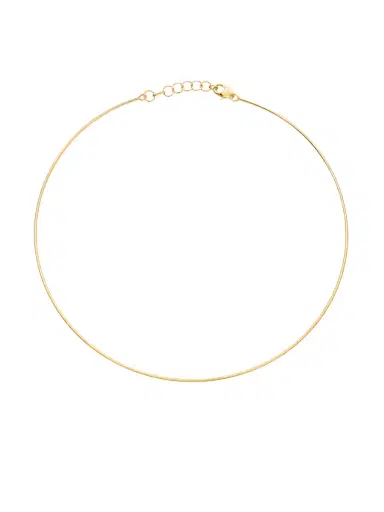 Wish Fine Jewelry 18K Gold Wire Collar Choker Necklace | Thumbnail 3 Wish Fine Jewelry 18K Gold Wire Collar Choker Necklace | Thumbnail 3