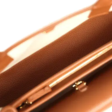 Chanel Chanel Small "Urban Essential" East West Shopping Tote Brown Caviar Gold Hardware | Thumbnail 9 Chanel Chanel Small "Urban Essential" East West Shopping Tote Brown Caviar Gold Hardware | Thumbnail 9