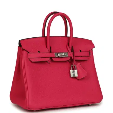 HERMÈS Hermes Birkin 25 Rose Mexico Togo Palladium Hardware | Thumbnail 2 HERMÈS Hermes Birkin 25 Rose Mexico Togo Palladium Hardware | Thumbnail 2