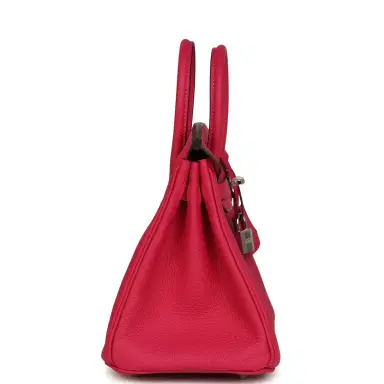 HERMÈS Hermes Birkin 25 Rose Mexico Togo Palladium Hardware | Thumbnail 3 HERMÈS Hermes Birkin 25 Rose Mexico Togo Palladium Hardware | Thumbnail 3