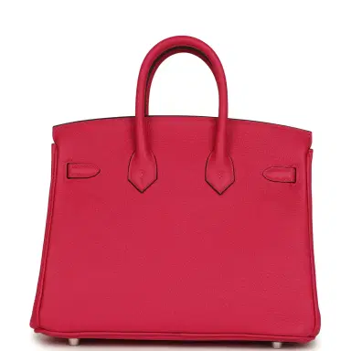 HERMÈS Hermes Birkin 25 Rose Mexico Togo Palladium Hardware | Thumbnail 4 HERMÈS Hermes Birkin 25 Rose Mexico Togo Palladium Hardware | Thumbnail 4
