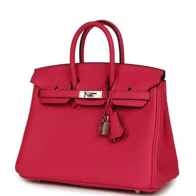 HERMÈS Hermes Birkin 25 Rose Mexico Togo Palladium Hardware | Thumbnail 5 HERMÈS Hermes Birkin 25 Rose Mexico Togo Palladium Hardware | Thumbnail 5