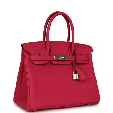 HERMÈS Hermes Birkin 30 Rose Mexico Togo Palladium Hardware | Thumbnail 2 HERMÈS Hermes Birkin 30 Rose Mexico Togo Palladium Hardware | Thumbnail 2