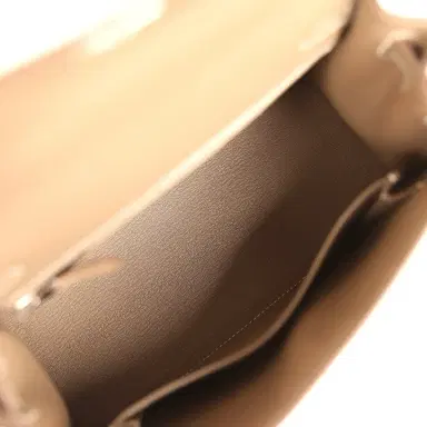 HERMÈS Hermes Kelly Sellier 25 Etoupe Epsom Palladium Hardware | Thumbnail 8 HERMÈS Hermes Kelly Sellier 25 Etoupe Epsom Palladium Hardware | Thumbnail 8